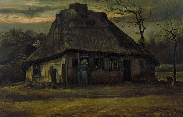 De hut. Vincent Van Gogh, 1885 (Amsterdam, Van Gogh Museum)