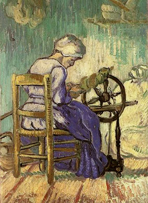 Spinster. Vincent Van Gogh, 1889 (privé-coll.)