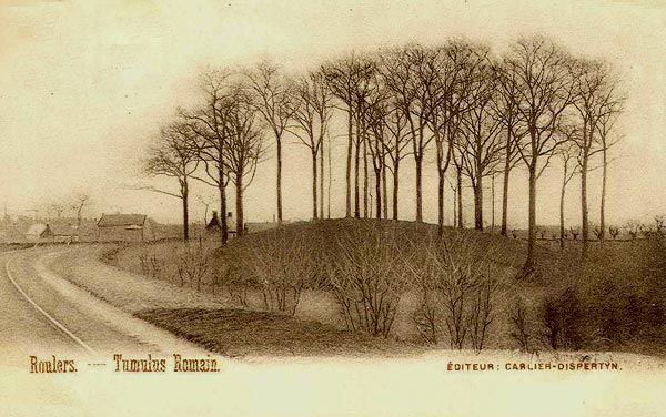 De in 1933 verdwenen tumulus nabij Roeselare